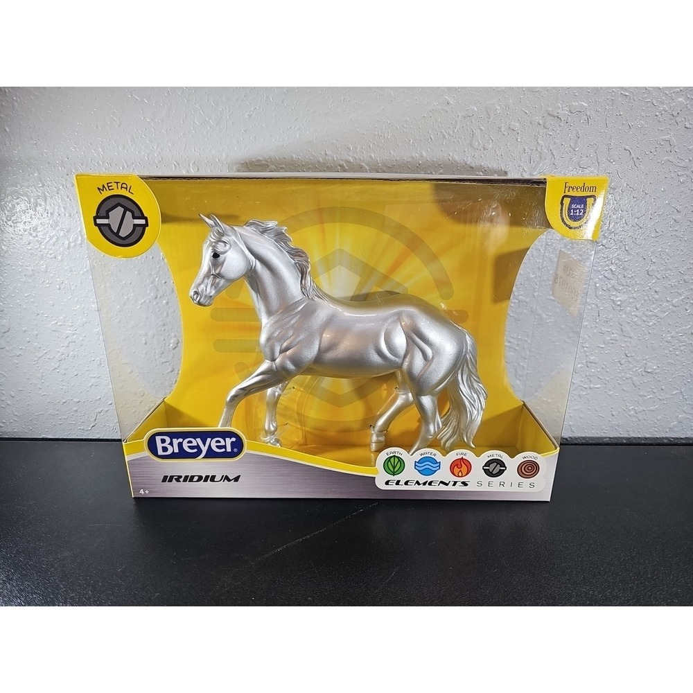 Breyer 2024 New Iridium Metal Elements Silver Harper Classic Horse 1:12 Freedom